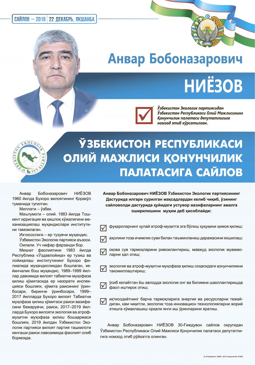Ниёзов Анвар Бобоназарович