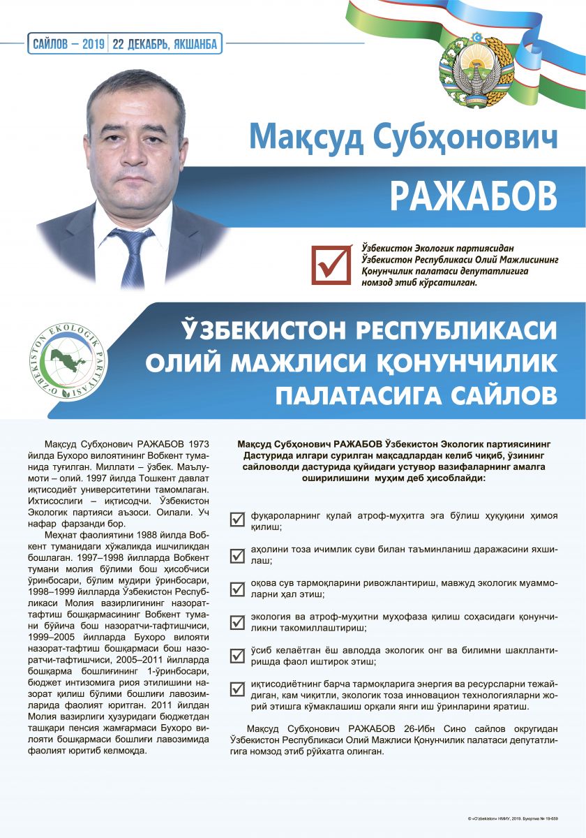 Ражабов Мақсуд Субҳонович