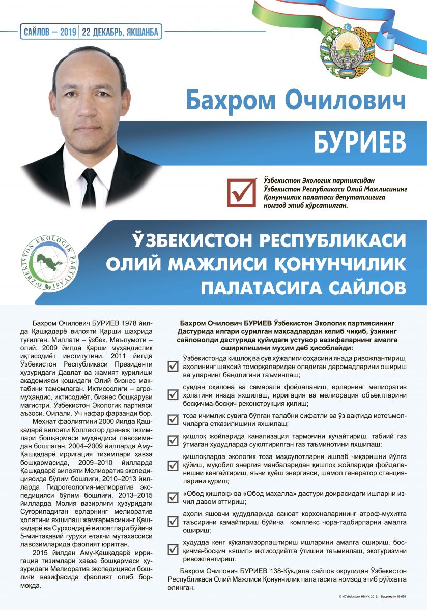Буриев Бахром Очилович