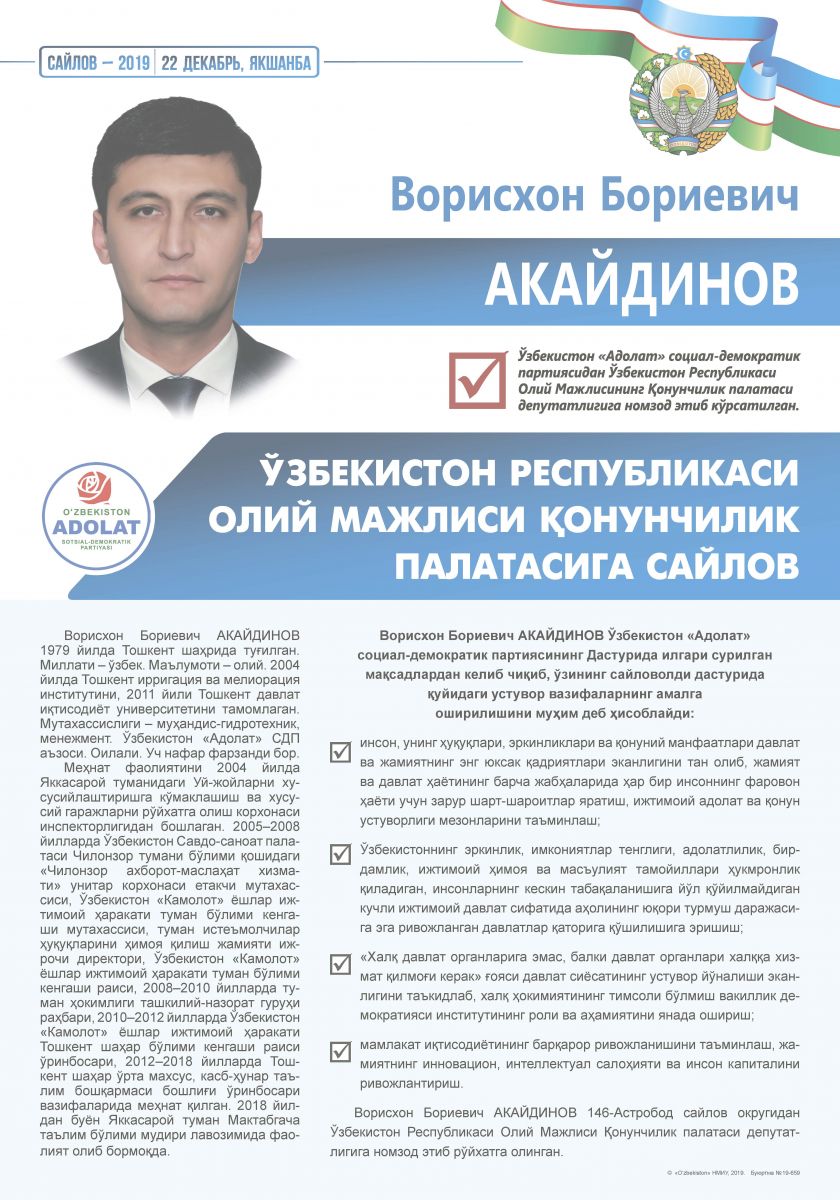 Акайдинов Ворисхон Бориевич