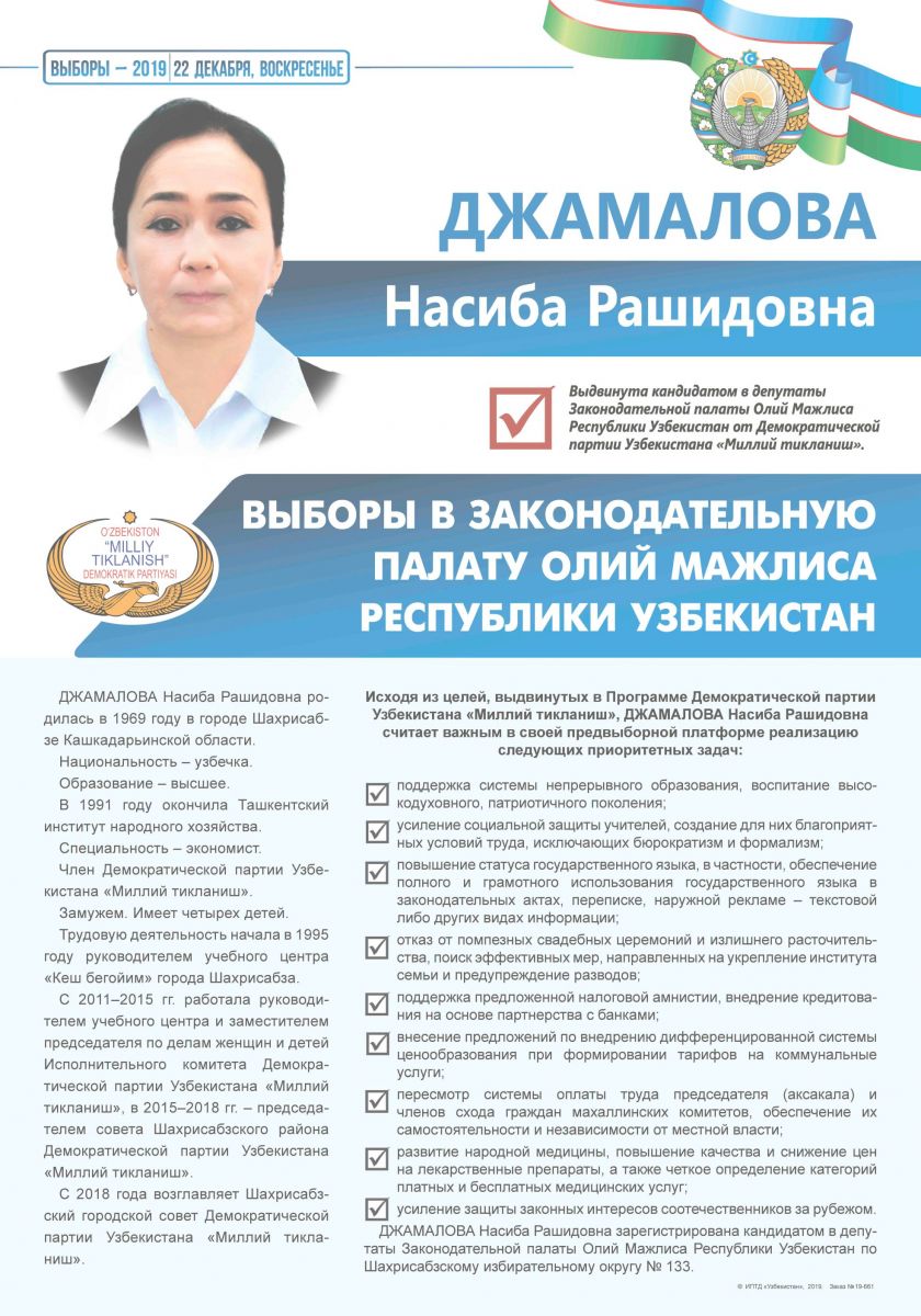 Джамолова Насиба Рашидовна